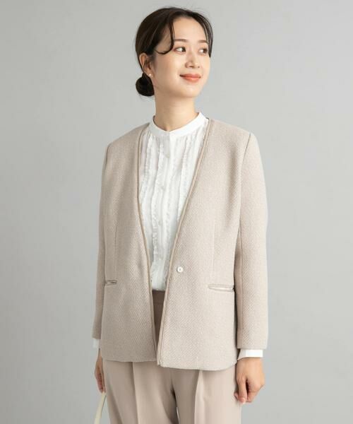 URBAN RESEARCH DOORS / アーバンリサーチ ドアーズ シャツ・ブラウス | フロントフリルスタンドカラーブラウス | 詳細23