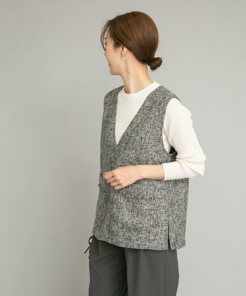 URBAN RESEARCH DOORS / アーバンリサーチ ドアーズ ベスト | ツイードベスト | 詳細1