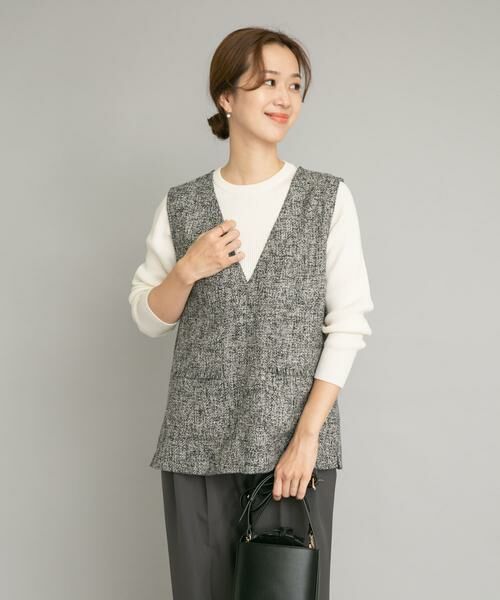 URBAN RESEARCH DOORS / アーバンリサーチ ドアーズ ベスト | ツイードベスト | 詳細3