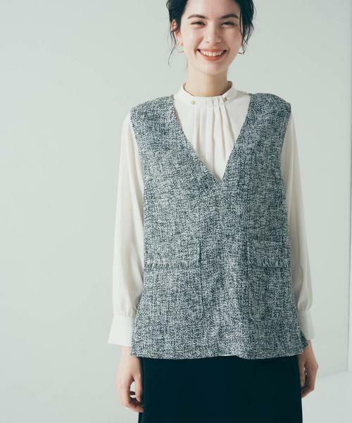 URBAN RESEARCH DOORS / アーバンリサーチ ドアーズ ベスト | ツイードベスト | 詳細8