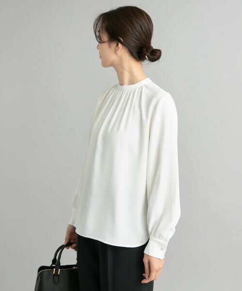 URBAN RESEARCH DOORS / アーバンリサーチ ドアーズ シャツ・ブラウス | フロントギャザーブラウス | 詳細2