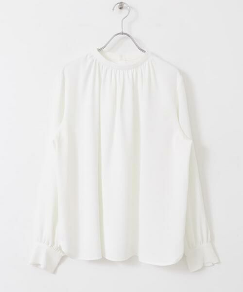 URBAN RESEARCH DOORS / アーバンリサーチ ドアーズ シャツ・ブラウス | フロントギャザーブラウス | 詳細7