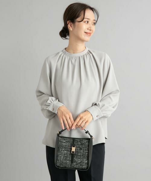 URBAN RESEARCH DOORS / アーバンリサーチ ドアーズ シャツ・ブラウス | フロントギャザーブラウス | 詳細9