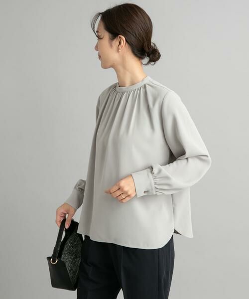 URBAN RESEARCH DOORS / アーバンリサーチ ドアーズ シャツ・ブラウス | フロントギャザーブラウス | 詳細11