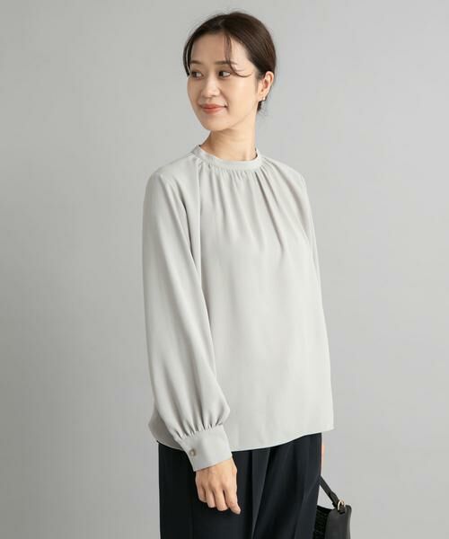 URBAN RESEARCH DOORS / アーバンリサーチ ドアーズ シャツ・ブラウス | フロントギャザーブラウス | 詳細13