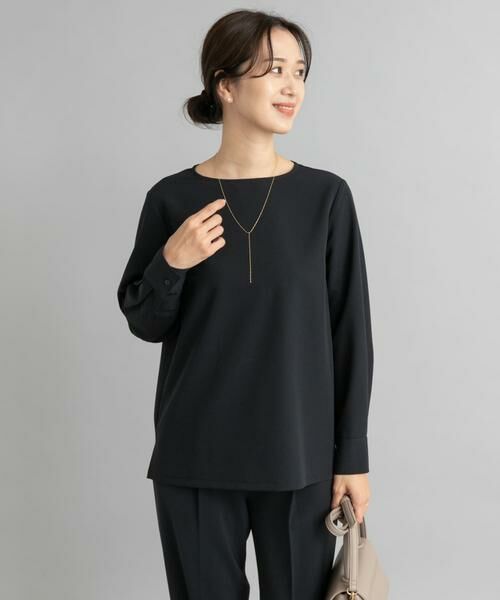 URBAN RESEARCH DOORS / アーバンリサーチ ドアーズ シャツ・ブラウス | クルーネックプルオーバーブラウス | 詳細1