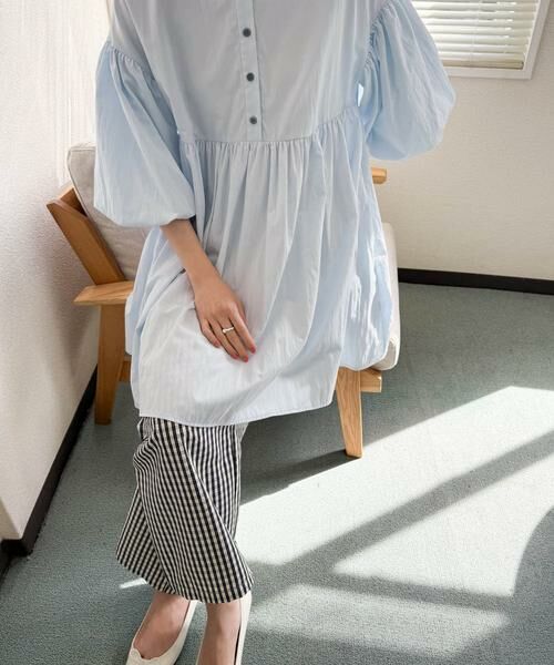 URBAN RESEARCH DOORS / アーバンリサーチ ドアーズ チュニック | ボリュームスリーブチュニック | 詳細1