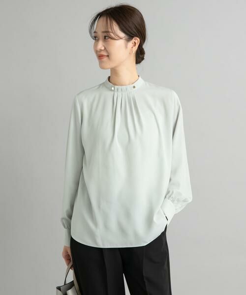 URBAN RESEARCH DOORS / アーバンリサーチ ドアーズ シャツ・ブラウス | ボタンポイントタックブラウス | 詳細1