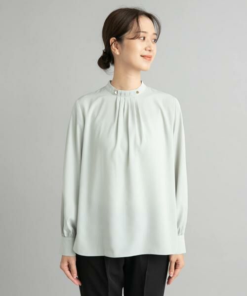 URBAN RESEARCH DOORS / アーバンリサーチ ドアーズ シャツ・ブラウス | ボタンポイントタックブラウス | 詳細10