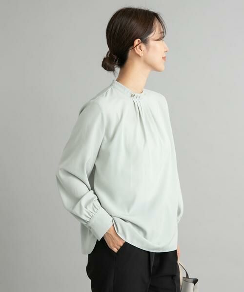 URBAN RESEARCH DOORS / アーバンリサーチ ドアーズ シャツ・ブラウス | ボタンポイントタックブラウス | 詳細3