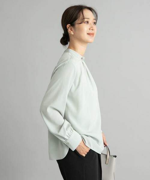 URBAN RESEARCH DOORS / アーバンリサーチ ドアーズ シャツ・ブラウス | ボタンポイントタックブラウス | 詳細4
