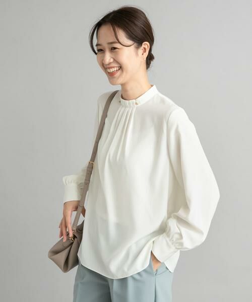 URBAN RESEARCH DOORS / アーバンリサーチ ドアーズ シャツ・ブラウス | ボタンポイントタックブラウス | 詳細21
