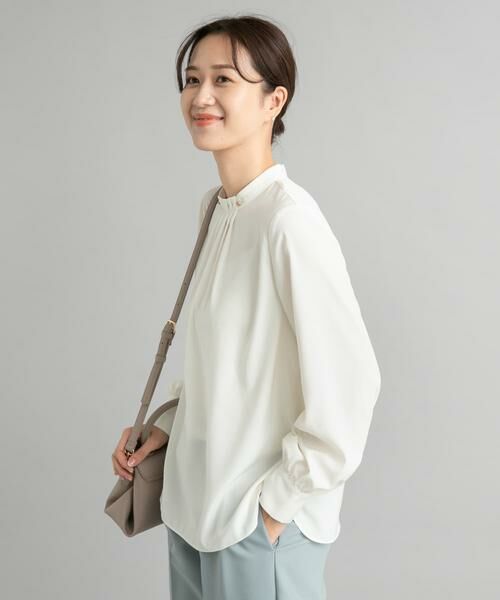 URBAN RESEARCH DOORS / アーバンリサーチ ドアーズ シャツ・ブラウス | ボタンポイントタックブラウス | 詳細22