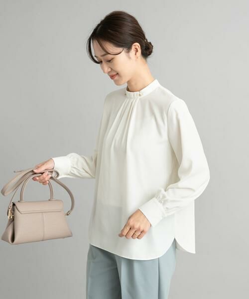 URBAN RESEARCH DOORS / アーバンリサーチ ドアーズ シャツ・ブラウス | ボタンポイントタックブラウス | 詳細23