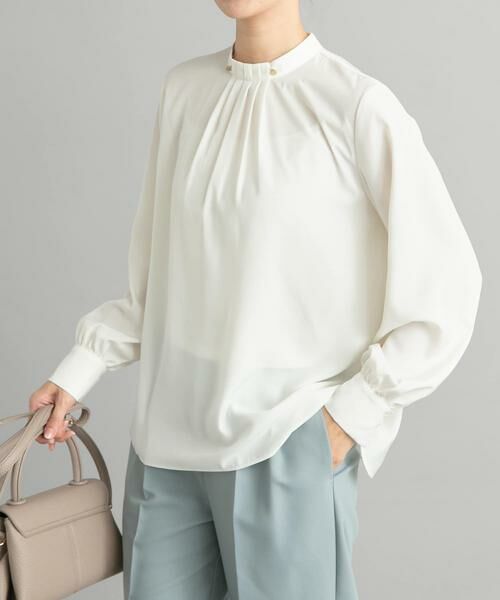 URBAN RESEARCH DOORS / アーバンリサーチ ドアーズ シャツ・ブラウス | ボタンポイントタックブラウス | 詳細25