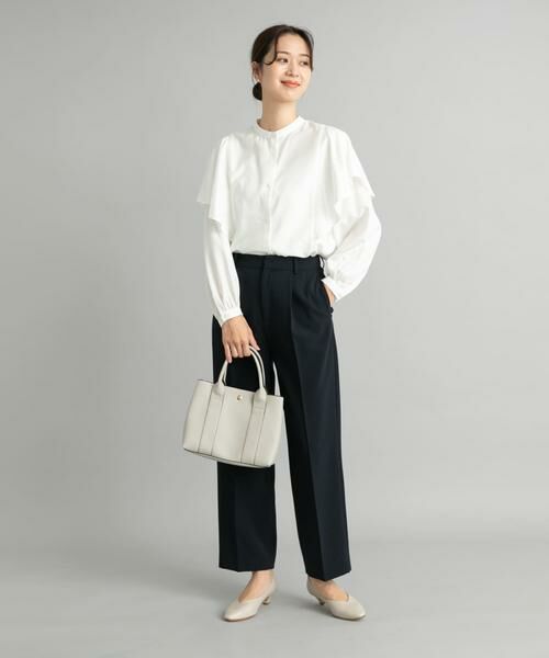 URBAN RESEARCH DOORS / アーバンリサーチ ドアーズ その他パンツ | ダブルクロストラウザーパンツ | 詳細10