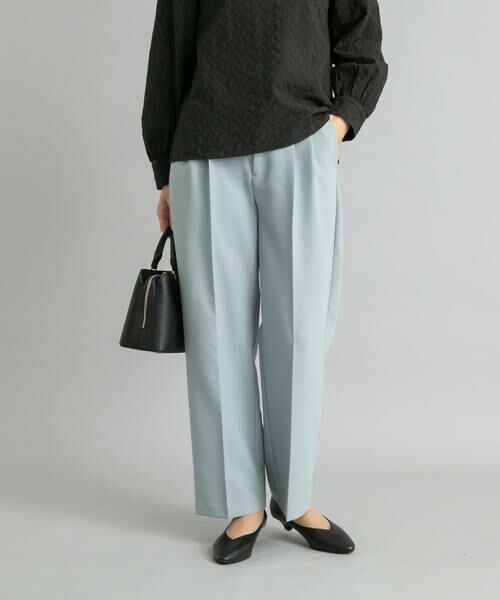 URBAN RESEARCH DOORS / アーバンリサーチ ドアーズ その他パンツ | 2タックストレートパンツ(ブルー)