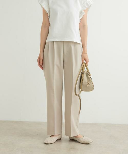 URBAN RESEARCH DOORS / アーバンリサーチ ドアーズ その他パンツ | 2タックストレートパンツ | 詳細15