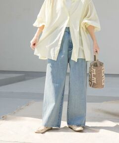 URBAN RESEARCH DOORS / アーバンリサーチ ドアーズ デニムパンツ | 2タックギャザーデニムパンツ