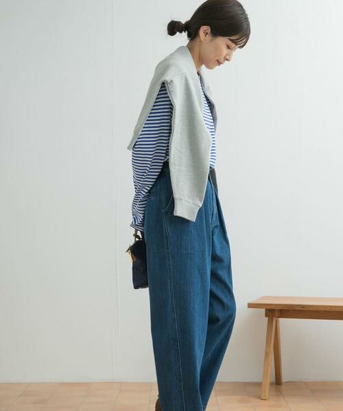 URBAN RESEARCH DOORS / アーバンリサーチ ドアーズ デニムパンツ | 2タックギャザーデニムパンツ | 詳細14