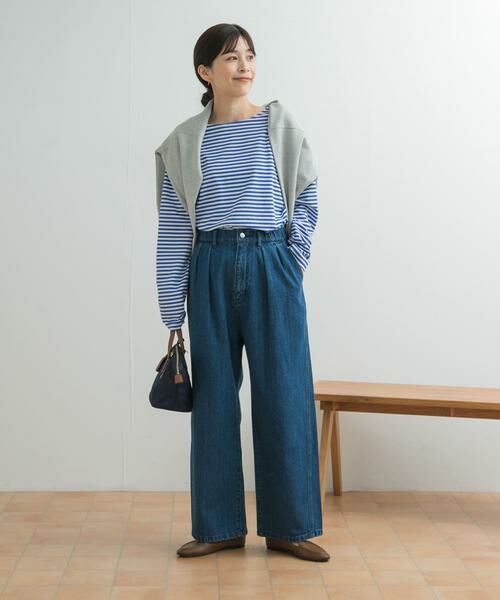 URBAN RESEARCH DOORS / アーバンリサーチ ドアーズ デニムパンツ | 2タックギャザーデニムパンツ | 詳細16