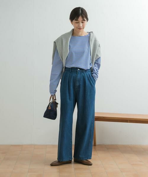 URBAN RESEARCH DOORS / アーバンリサーチ ドアーズ デニムパンツ | 2タックギャザーデニムパンツ | 詳細17