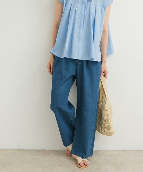 URBAN RESEARCH DOORS / アーバンリサーチ ドアーズ デニムパンツ | 2タックギャザーデニムパンツ | 詳細4