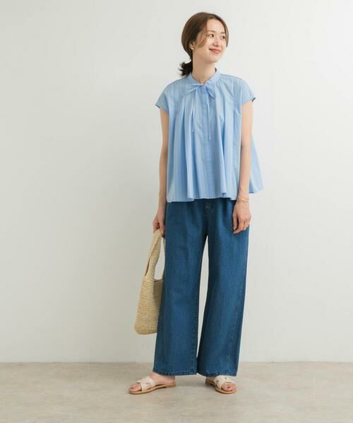 URBAN RESEARCH DOORS / アーバンリサーチ ドアーズ デニムパンツ | 2タックギャザーデニムパンツ | 詳細5