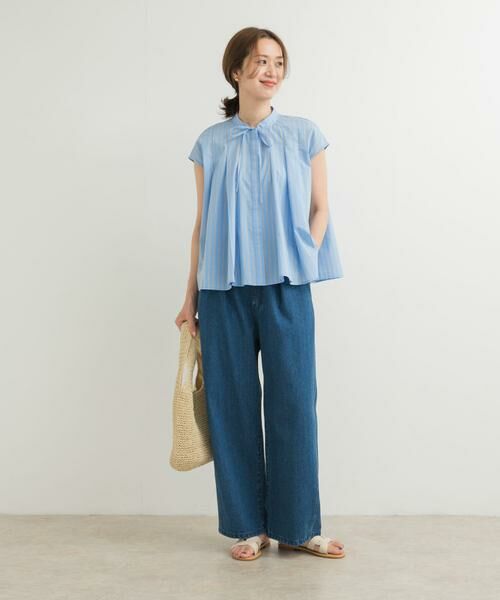 URBAN RESEARCH DOORS / アーバンリサーチ ドアーズ デニムパンツ | 2タックギャザーデニムパンツ | 詳細6