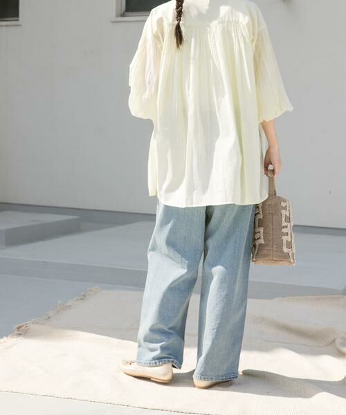 URBAN RESEARCH DOORS / アーバンリサーチ ドアーズ デニムパンツ | 2タックギャザーデニムパンツ | 詳細27