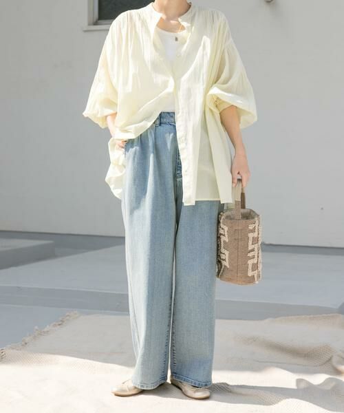 URBAN RESEARCH DOORS / アーバンリサーチ ドアーズ デニムパンツ | 2タックギャザーデニムパンツ | 詳細28