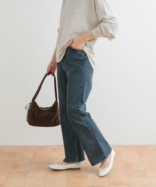 URBAN RESEARCH DOORS / アーバンリサーチ ドアーズ デニムパンツ | ストレッチフレアデニムパンツ | 詳細4