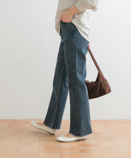 URBAN RESEARCH DOORS / アーバンリサーチ ドアーズ デニムパンツ | ストレッチフレアデニムパンツ | 詳細5