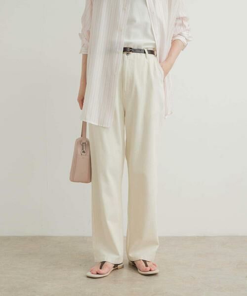 URBAN RESEARCH DOORS / アーバンリサーチ ドアーズ デニムパンツ | デニムワイドパンツ(ナチュラル)