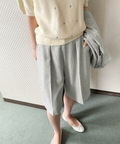 URBAN RESEARCH DOORS / アーバンリサーチ ドアーズ ショート・ハーフ・半端丈パンツ | 『セットアップ対応』 ワンタックハーフパンツ