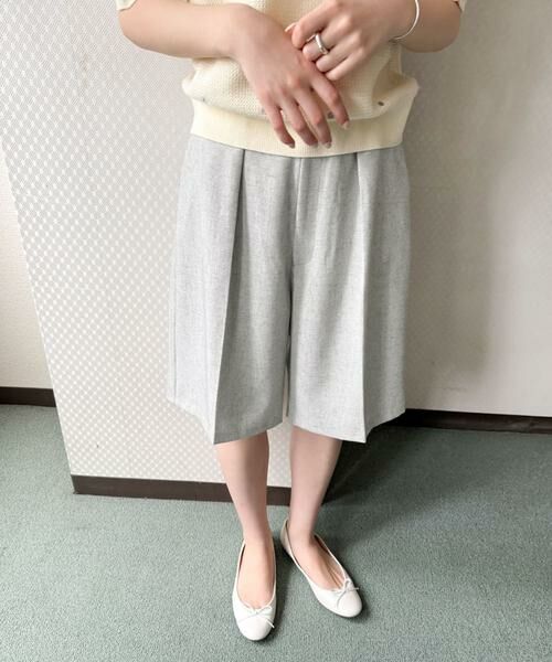 URBAN RESEARCH DOORS / アーバンリサーチ ドアーズ ショート・ハーフ・半端丈パンツ | 『セットアップ対応』 ワンタックハーフパンツ | 詳細1