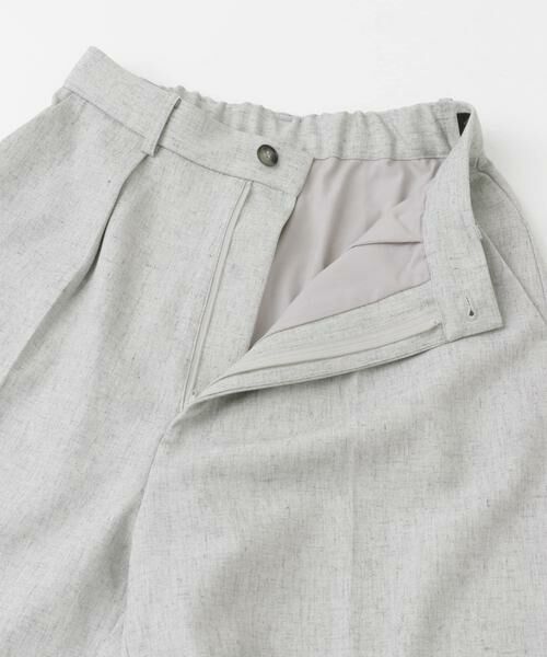 URBAN RESEARCH DOORS / アーバンリサーチ ドアーズ ショート・ハーフ・半端丈パンツ | 『セットアップ対応』 ワンタックハーフパンツ | 詳細10