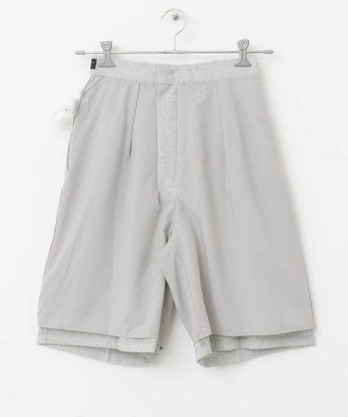 URBAN RESEARCH DOORS / アーバンリサーチ ドアーズ ショート・ハーフ・半端丈パンツ | 『セットアップ対応』 ワンタックハーフパンツ | 詳細13