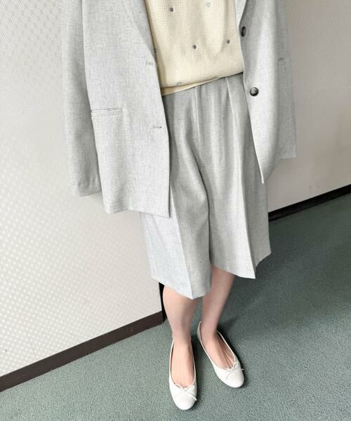 URBAN RESEARCH DOORS / アーバンリサーチ ドアーズ ショート・ハーフ・半端丈パンツ | 『セットアップ対応』 ワンタックハーフパンツ | 詳細3