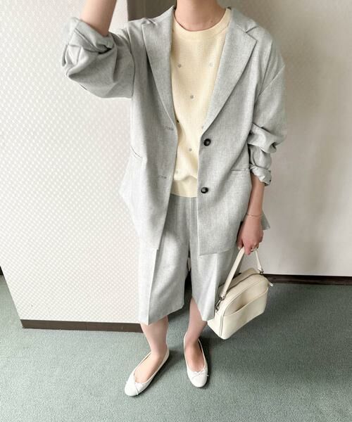 URBAN RESEARCH DOORS / アーバンリサーチ ドアーズ ショート・ハーフ・半端丈パンツ | 『セットアップ対応』 ワンタックハーフパンツ | 詳細7