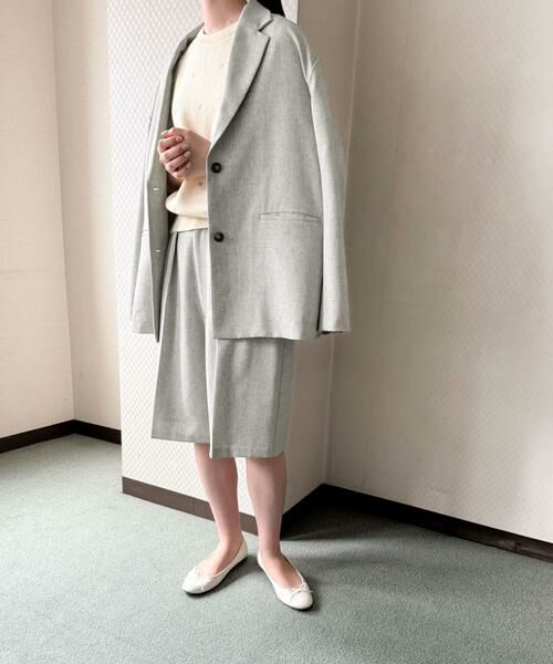 URBAN RESEARCH DOORS / アーバンリサーチ ドアーズ ショート・ハーフ・半端丈パンツ | 『セットアップ対応』 ワンタックハーフパンツ | 詳細8