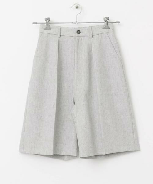 URBAN RESEARCH DOORS / アーバンリサーチ ドアーズ ショート・ハーフ・半端丈パンツ | 『セットアップ対応』 ワンタックハーフパンツ | 詳細9