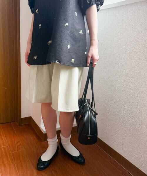 URBAN RESEARCH DOORS / アーバンリサーチ ドアーズ ショート・ハーフ・半端丈パンツ | 『セットアップ対応』 ワンタックハーフパンツ | 詳細16