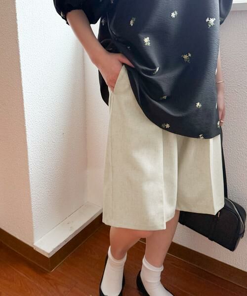 URBAN RESEARCH DOORS / アーバンリサーチ ドアーズ ショート・ハーフ・半端丈パンツ | 『セットアップ対応』 ワンタックハーフパンツ | 詳細22