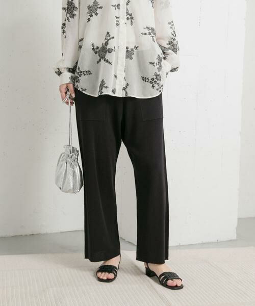 URBAN RESEARCH DOORS / アーバンリサーチ ドアーズ その他パンツ | リネン混ニットパンツ | 詳細6