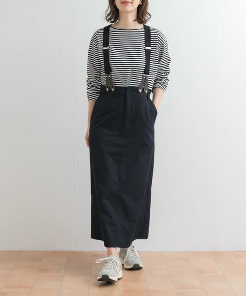 URBAN RESEARCH DOORS / アーバンリサーチ ドアーズ スカート | サスペンダートラペーズスカート | 詳細1