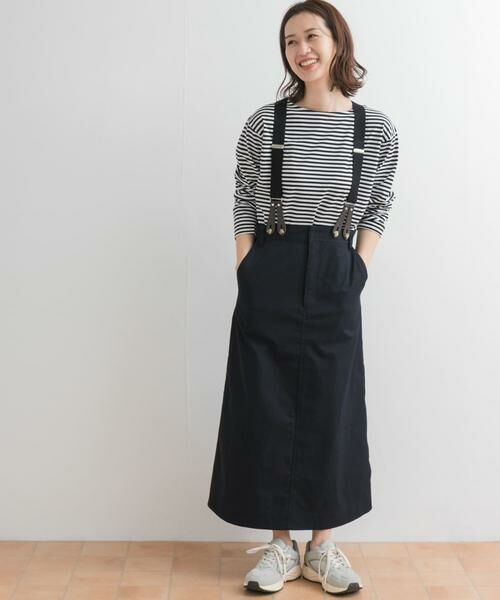 URBAN RESEARCH DOORS / アーバンリサーチ ドアーズ スカート | サスペンダートラペーズスカート | 詳細7
