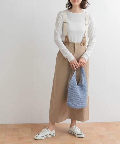 URBAN RESEARCH DOORS / アーバンリサーチ ドアーズ スカート | サスペンダートラペーズスカート | 詳細13