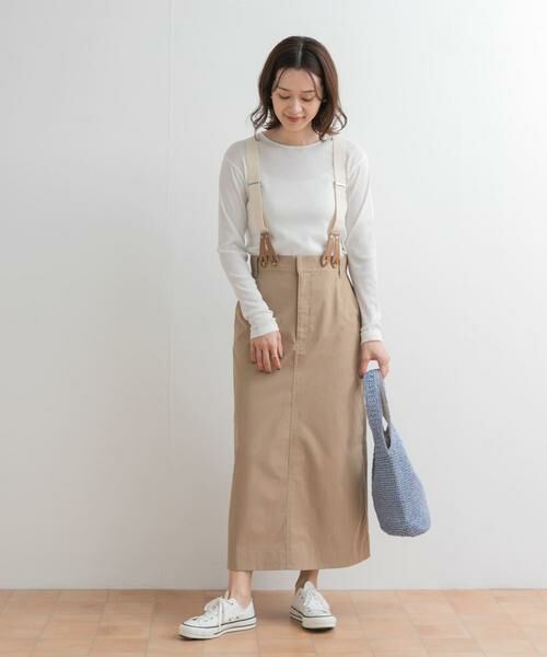 URBAN RESEARCH DOORS / アーバンリサーチ ドアーズ スカート | サスペンダートラペーズスカート | 詳細23