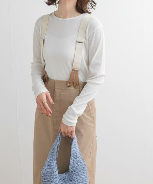 URBAN RESEARCH DOORS / アーバンリサーチ ドアーズ スカート | サスペンダートラペーズスカート | 詳細14